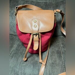 Disney Parks Mickey Mouse Aztec-Print Drawstring Backpack Purse